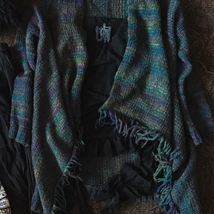 [BUNJANG] Vintage Cape Cardigan / 빈티지 망토 가디건