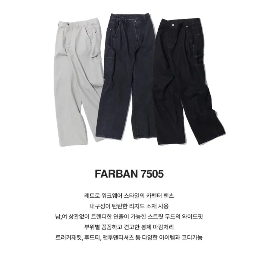 [BUNJANG] Macwoodgun Carpenter Denim Pants Grey / 맥우드건 카펜더 데님 팬츠 그레이 30