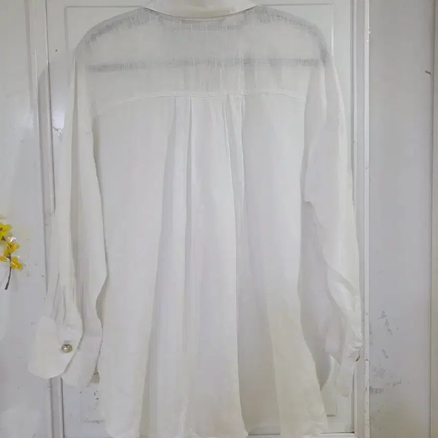 [BUNJANG] ZARA Summer White Shirt / 여름 자라 고급스런  남방셔츠  깨끗해요  가슴단면57