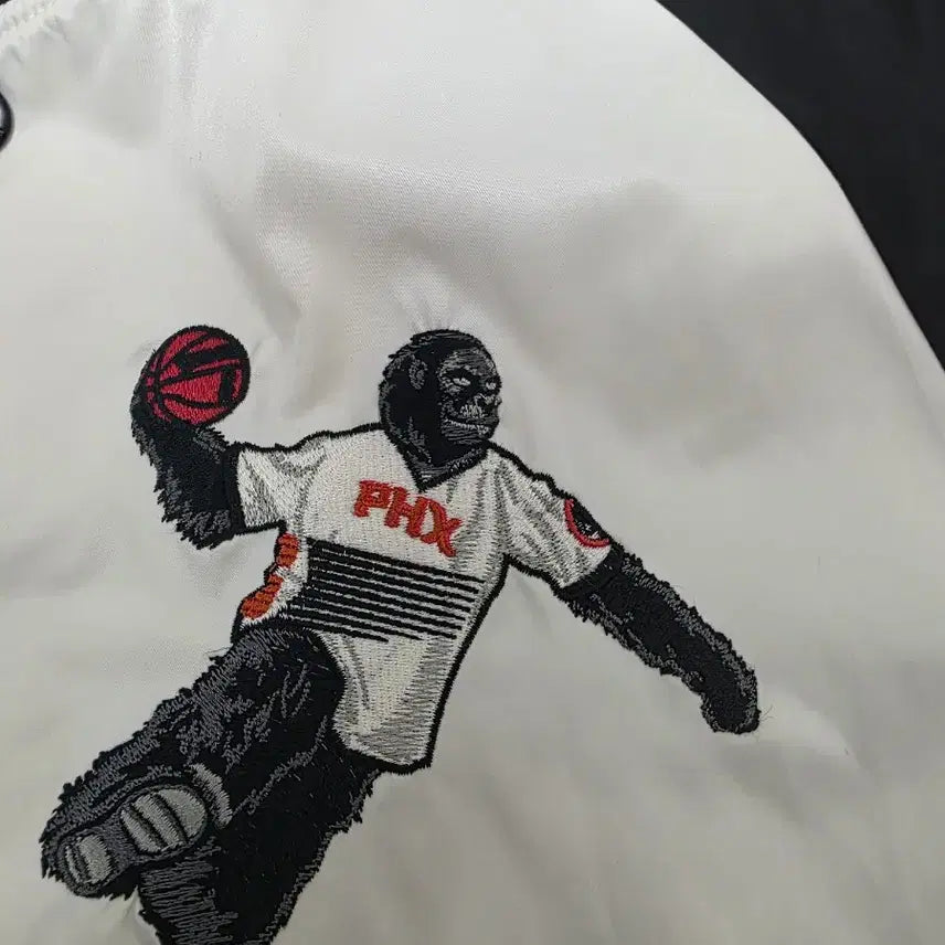 [SOLD OUT] NBA 피닉스 선즈 고릴라 자수 바시티 자켓 스카잔 M