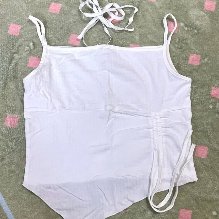 [BUNJANG] Zero/Planet Lydia Sleeveless Top White / 제로플래닛 리디아 슬리브리스 M white