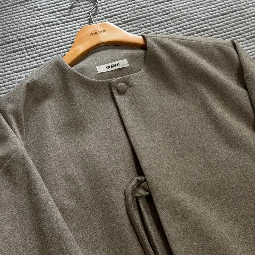 [SOLD OUT] 말렌 유니섹스 울 루프 자켓 베이지 1 size
