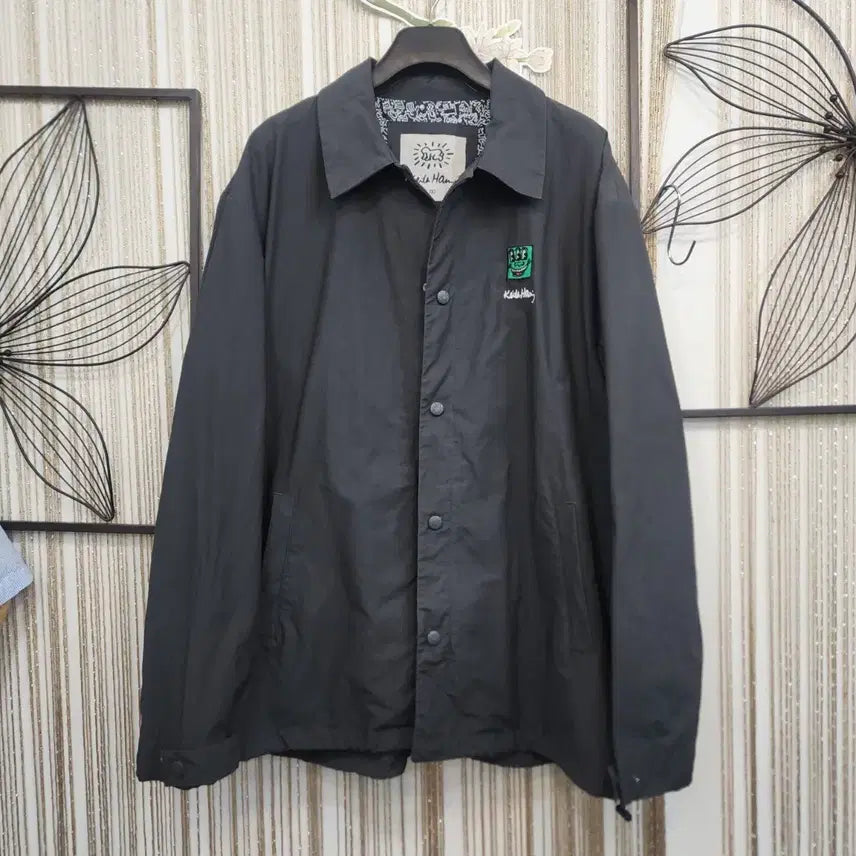 [BUNJANG] Keith Haring Dark Gray Jacket / 키스해링 다크그레이 자켓 110사이즈 간절기용