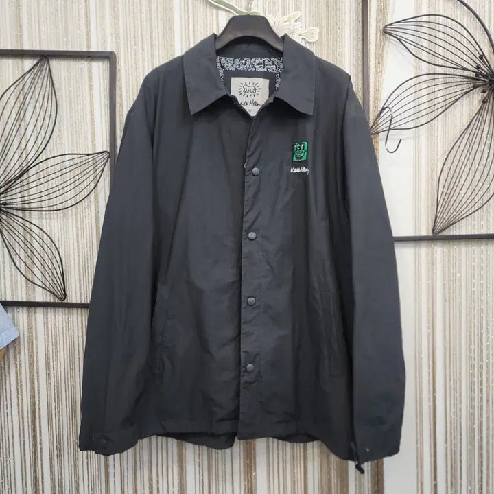 [BUNJANG] Keith Haring Dark Gray Jacket / 키스해링 다크그레이 자켓 110사이즈 간절기용
