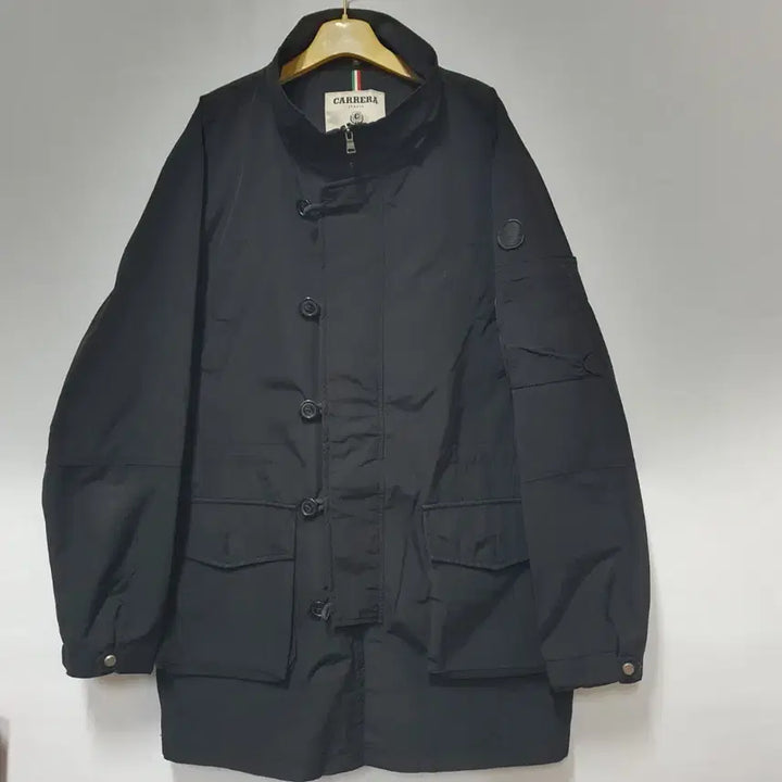 [BUNJANG] Carrera Black Field Jacket / 카레라 블랙 야상 점퍼