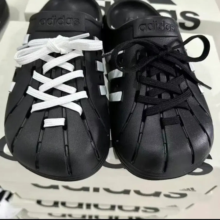 [BUNJANG] Adidas Clogs Black 270mm / 아디다스 클로그 검정270mm (새상품)박스x