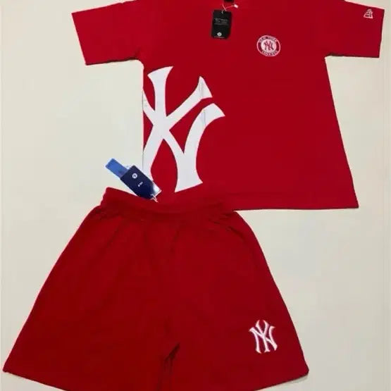 [SOLD OUT] MLB 뉴욕 양키스 상하의 세트 레드 S(90), M(95)