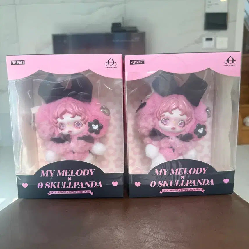 [BUNJANG] Popmart Skullpanda My Melody Plush Doll / 팝마트 스컬판다 마이멜로디