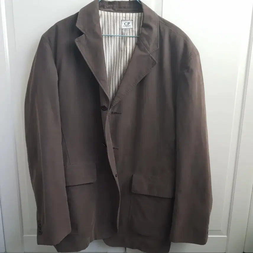 [BUNJANG] CP Company Brown Blazer Jacket / CP 컴퍼니 브라운 블레이저 자켓 100