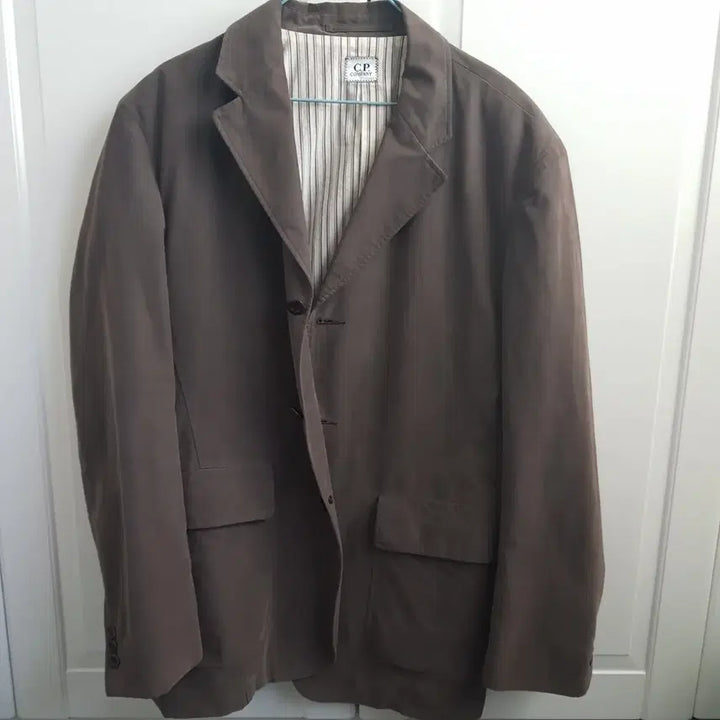 [BUNJANG] CP Company Brown Blazer Jacket / CP 컴퍼니 브라운 블레이저 자켓 100