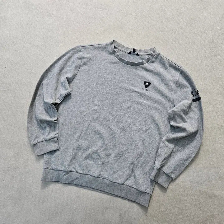 [BUNJANG] Hazzys Crewneck Sweatshirt / 100 헤지스 삼각로고 맨투맨 0414Y