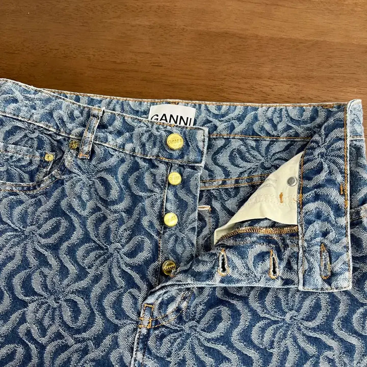 [BUNJANG] Ganni Wide Denim Pants 26 / 가니 와이드 데님 팬츠 26