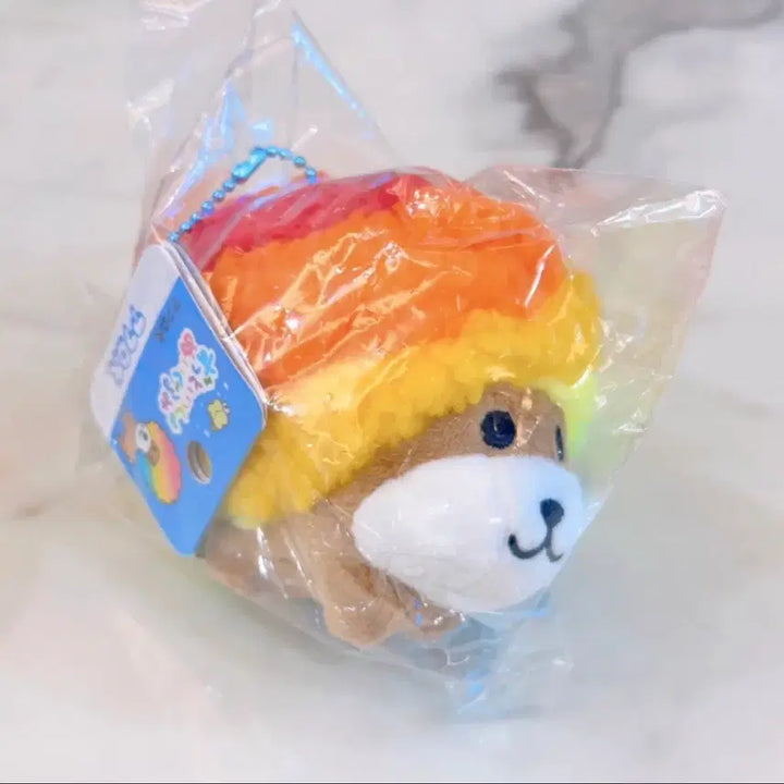 [BUNJANG] Sanrio Afuro Ken Plush Keyring / 산리오 san-x 아프로켄 인형 키링 새상품