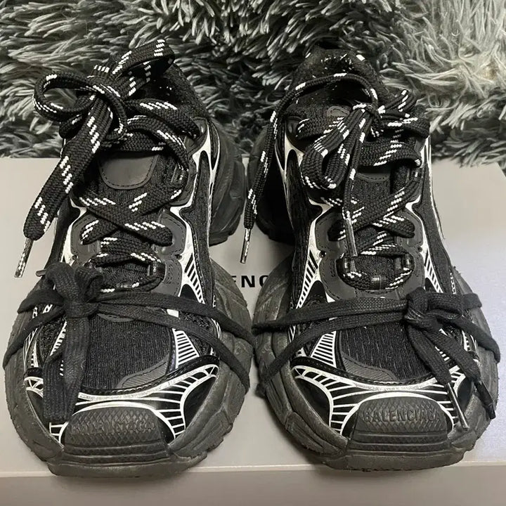 [BUNJANG] Balenciaga 3XL Sneakers / [E39]발렌시아가 블랙 화이트 3xl 스니커즈