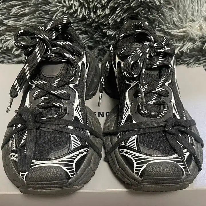 [BUNJANG] Balenciaga 3XL Sneakers / [E39]발렌시아가 블랙 화이트 3xl 스니커즈