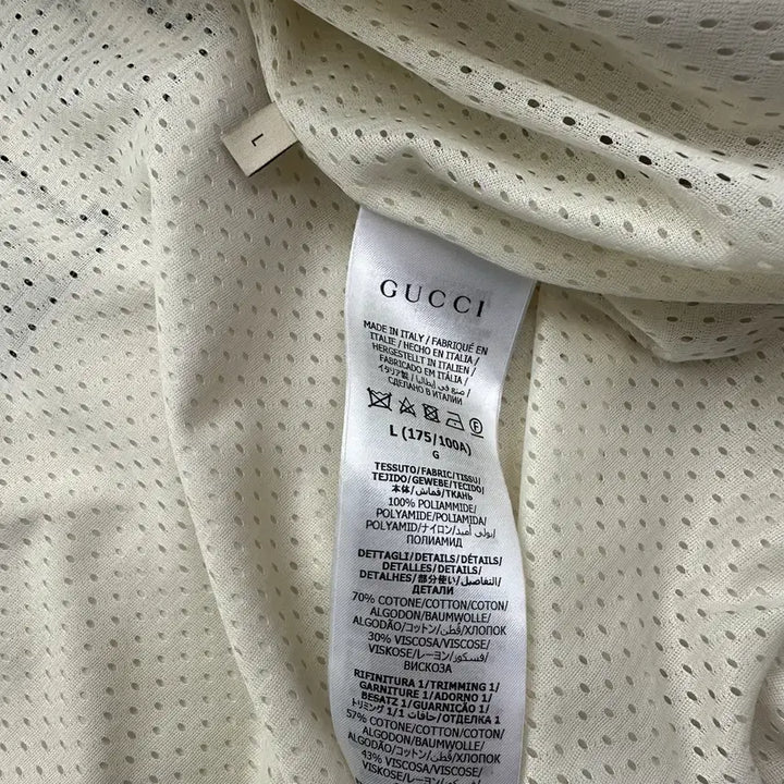 [BUNJANG] 구찌 gucci 나일론 집업 윈드 브레이커 L / 구찌 gucci 나일론 집업 윈드 브레이커 L
