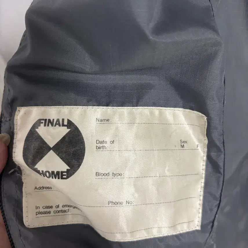 [BUNJANG] Final Home Survival Jacket / Final home survival jacket