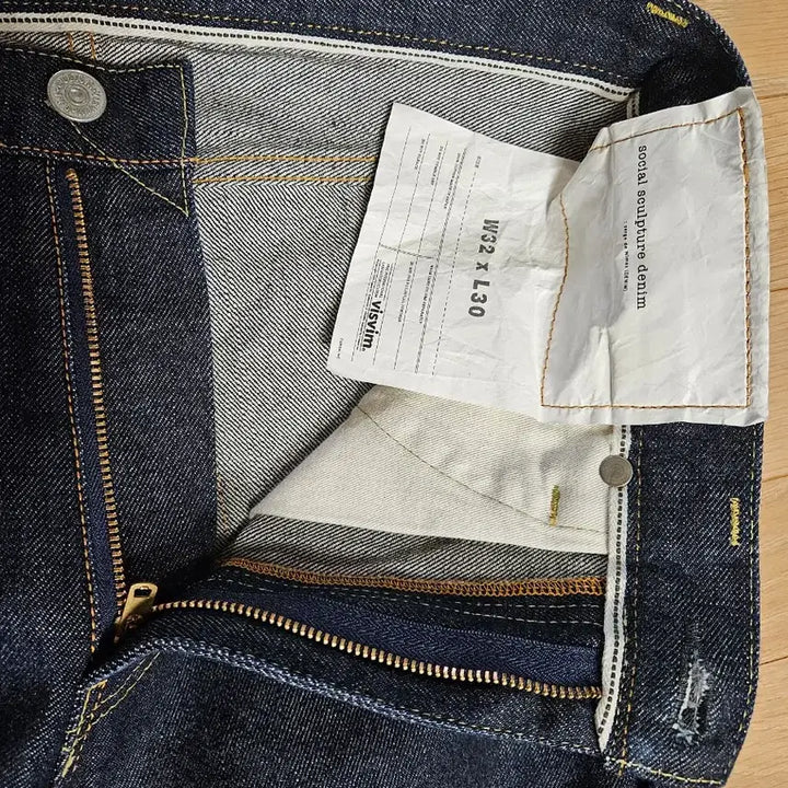 [BUNJANG] Visvim W32 x L30 Raw Selvedge Denim Pants / 비즈빔 W32 x L30 생지 셀비지 데님팬츠