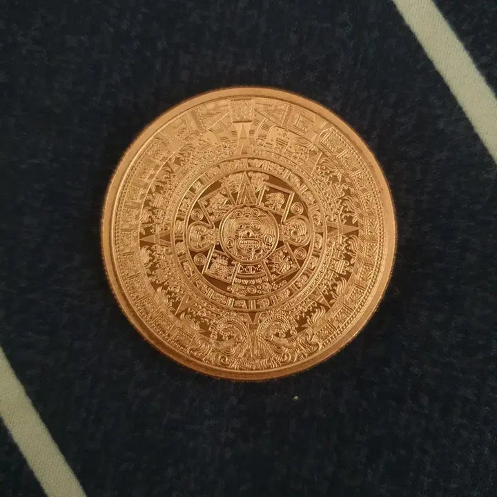 [BUNJANG] Aztec Copper Round 1oz / 아즈텍 쿠퍼라운드 동화 (구리) 1온스