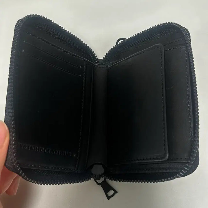 [BUNJANG] Hysteric Glamour Studded Wallet Black / 히스테릭글래머 스터드 지갑 블랙