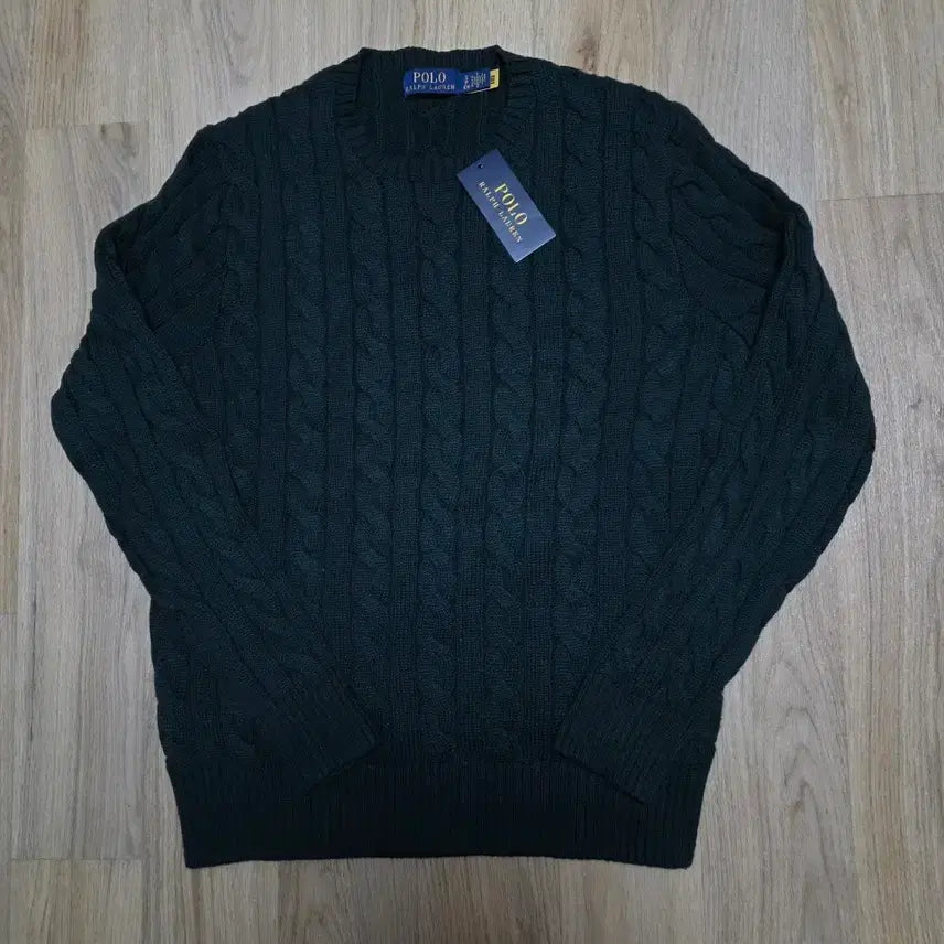 [BUNJANG] Polo Cable Knit Sweater / 폴로 케이블니트 S사이즈 다크그린색상 판매합니다. 꽈배기 polo
