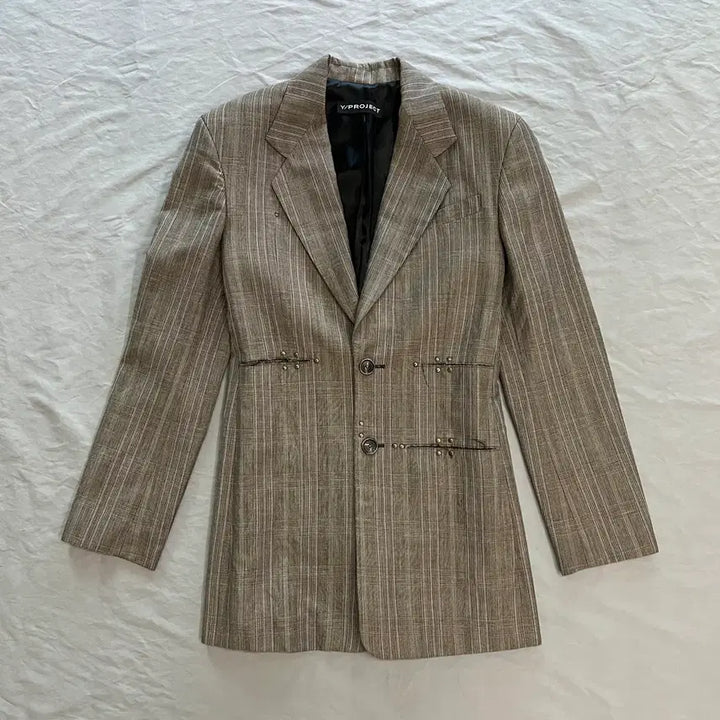 [BUNJANG] Y/Project Striped Blazer Jacket / 와이프로젝트 스트라이프 블레이저 자켓