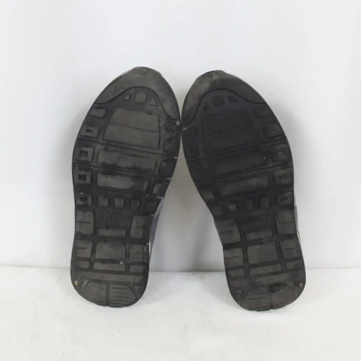 [BUNJANG] Z Zegna Metallic Silver Gray Sneakers / [정품] 제냐 Z-제냐 남성 럭셔리 스니커즈 (260) 상상샵