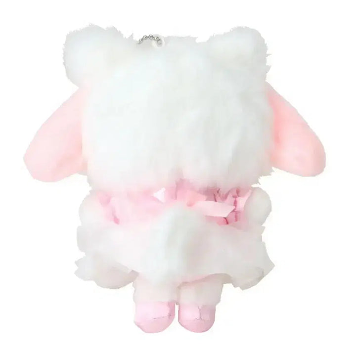 [SOLD OUT] 산리오 마이멜로디 시로네코 발레리나 마스코트 인형 키링