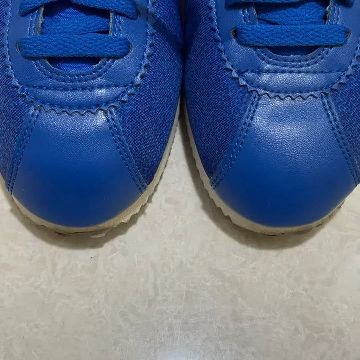 [BUNJANG] Nike Cortez Blue Silver Sneakers / 나이키 코르테즈 블루 실버 225