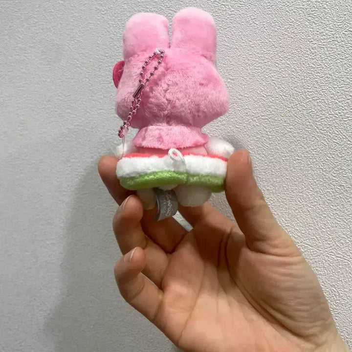 [BUNJANG] Sanrio My Melody Winter &amp; Pool Doll Keyring Bundle Set / 산리오 마이멜로디 겨울, 수영장 인형 키링(일괄)