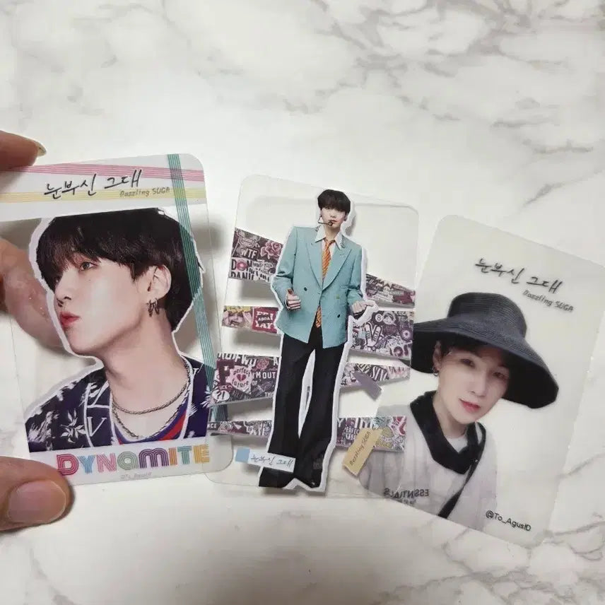 [SOLD OUT] 방탄소년단 슈가 (SUGA) 포토카드 스티커 굿즈
