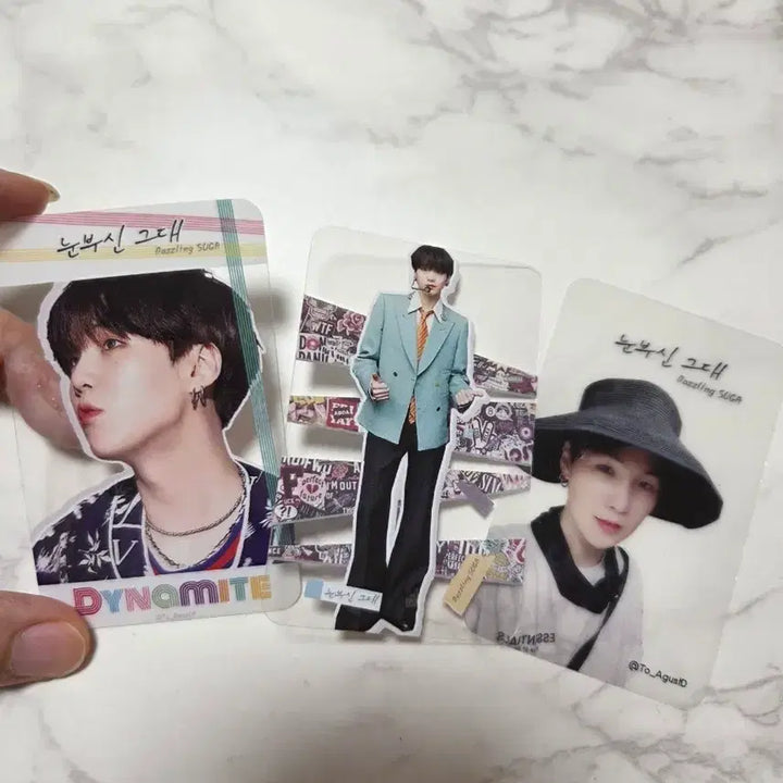 [SOLD OUT] 방탄소년단 슈가 (SUGA) 포토카드 스티커 굿즈