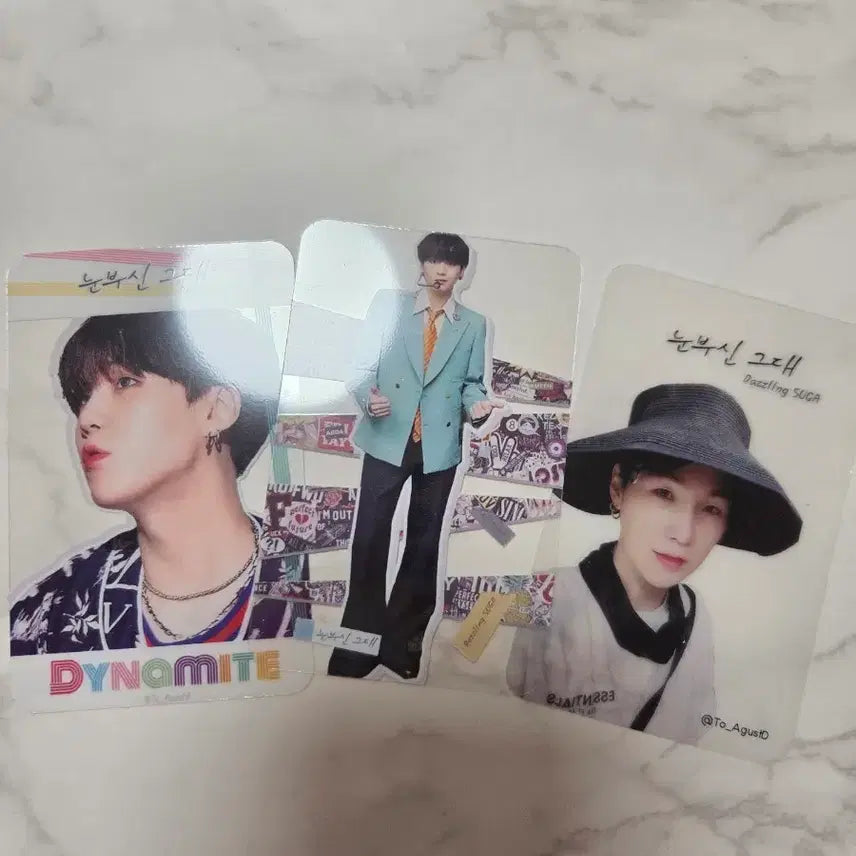 [SOLD OUT] 방탄소년단 슈가 (SUGA) 포토카드 스티커 굿즈