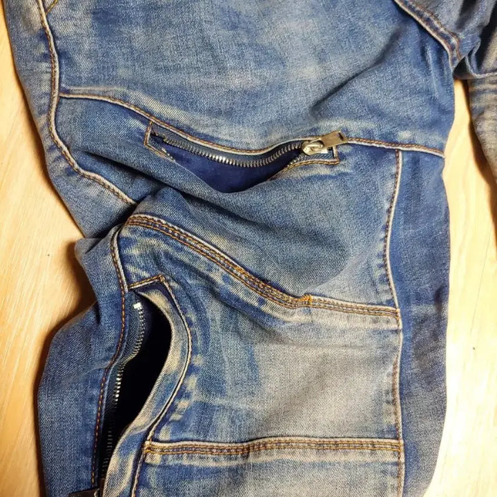 [BUNJANG] Bolero Biker Jeans 34 / 바이커진 중청 34 볼레로 보호구 정품 배달용품