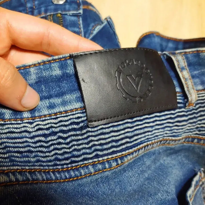 [BUNJANG] Bolero Biker Jeans 34 / 바이커진 중청 34 볼레로 보호구 정품 배달용품