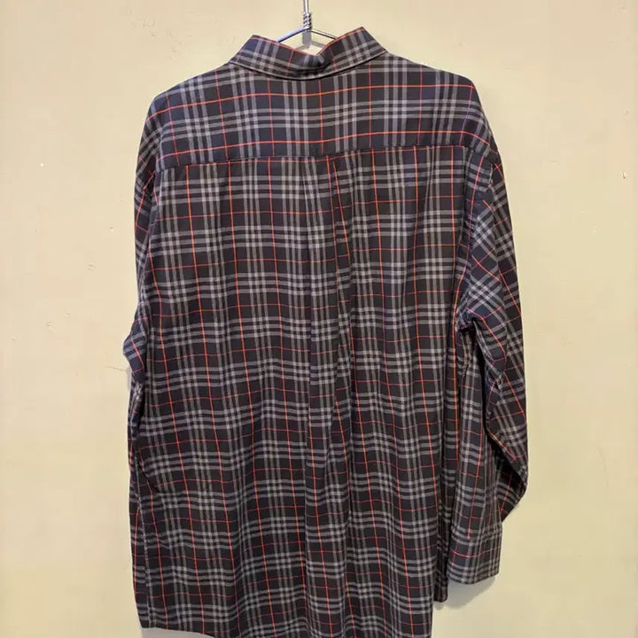 [BUNJANG] Burberry Navy Check Shirt / 버버리 네이비 체크셔츠