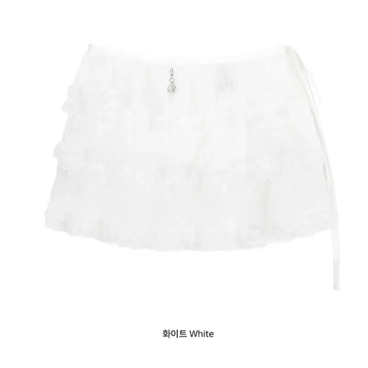 [BUNJANG] Ohescio Lace Layered Wrap Skirt / 오헤시오 캉캉 레이스 리본 랩 스커트 벨트 레이어드