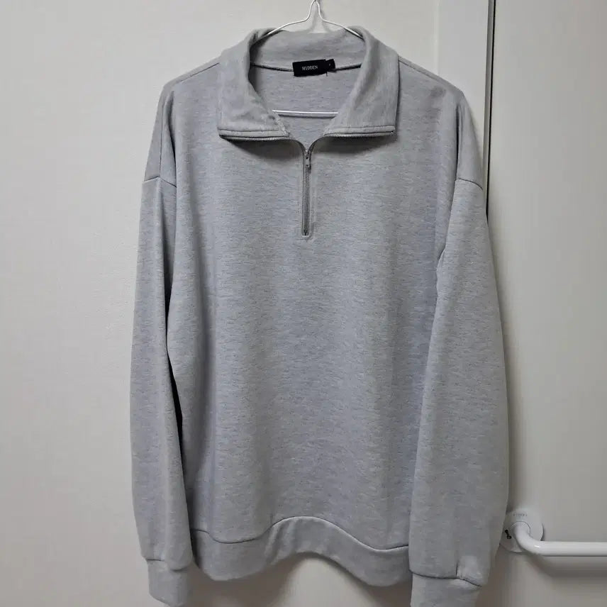 [BUNJANG] Hidden Zip-Up Collar Shirt / Hidden 집업 카라티