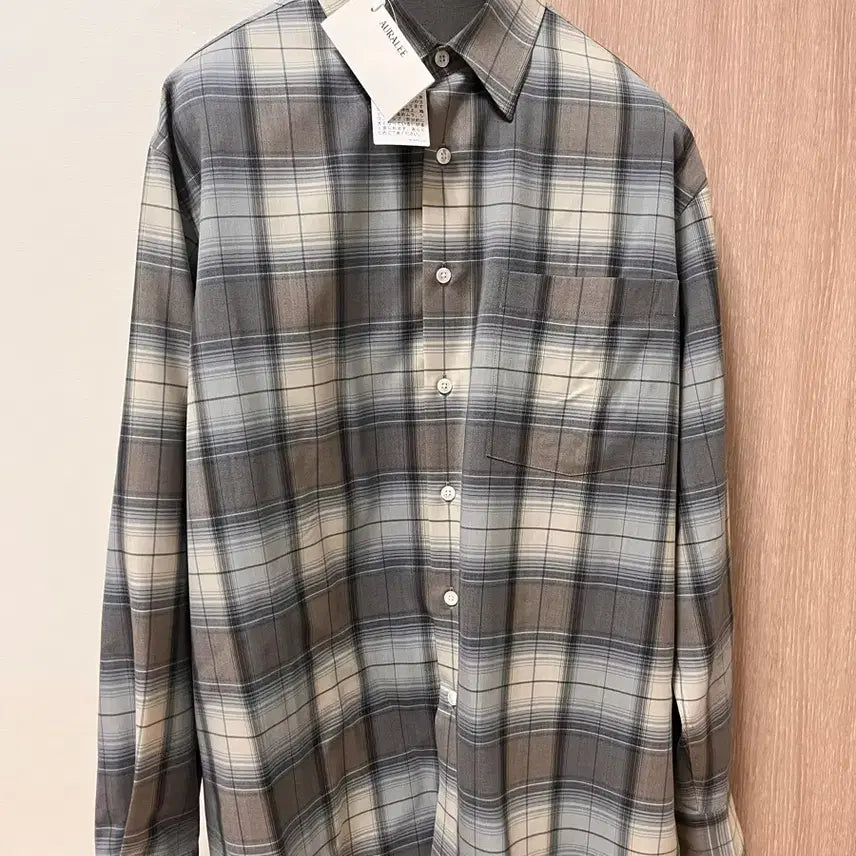 [SOLD OUT] [26SS] SUPER LIGHT WOOL CHECK SHIRT