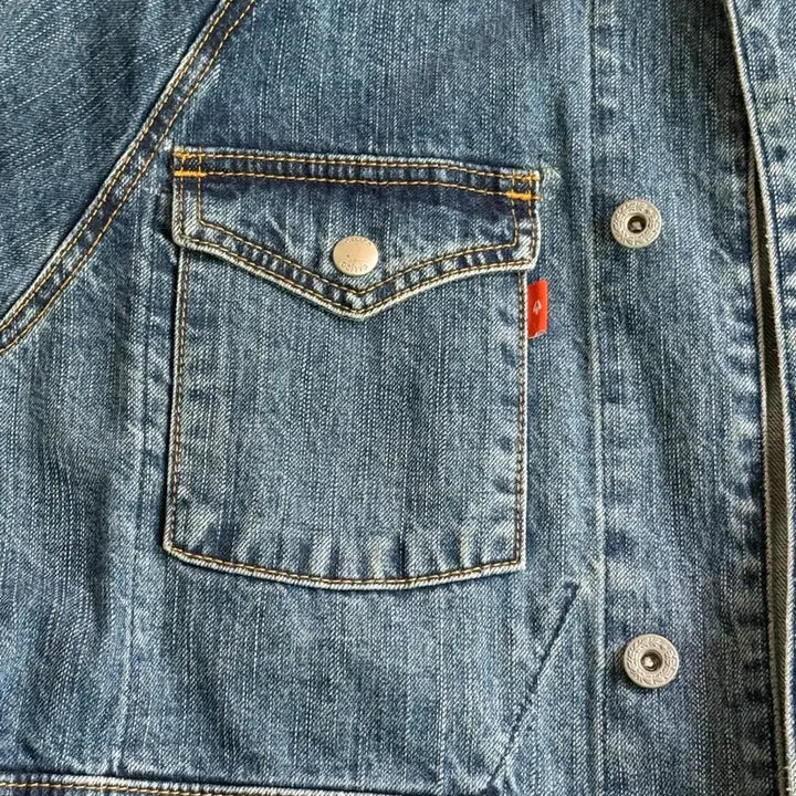 [BUNJANG] Calico Denim Chore Jacket / 칼리코 데님 초어 자켓 워크자켓