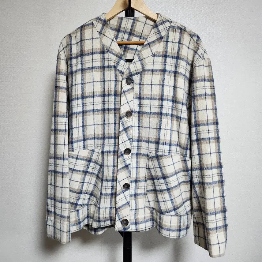 [SOLD OUT] 오버핏 체크 가디건 자켓 새상품