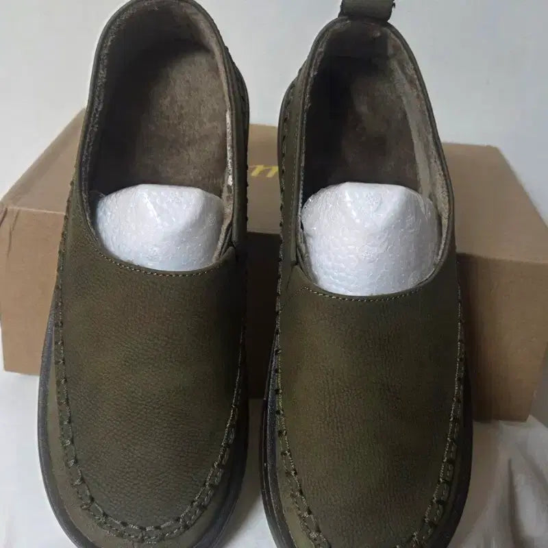 [BUNJANG] Khaki Loafers &amp; Slip-ons / 카키색 로퍼&amp;슬립온((새상품))