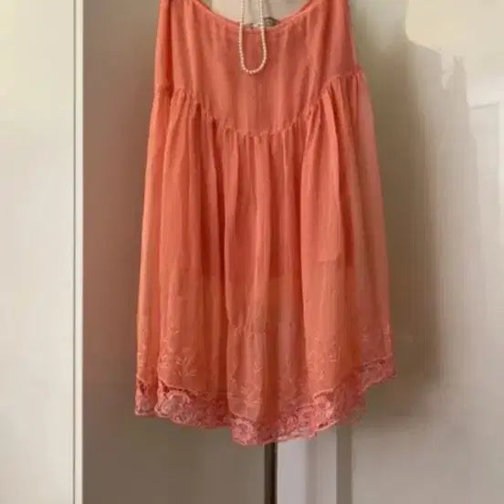 [BUNJANG] Lace Long Skirt / 빅사이즈 레이스 롱치마 스커트