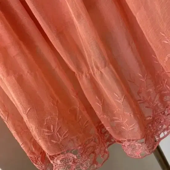 [BUNJANG] Lace Long Skirt / 빅사이즈 레이스 롱치마 스커트