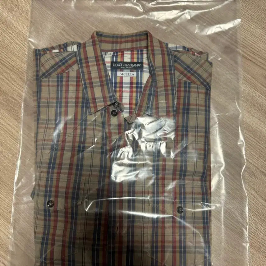 [BUNJANG] Dolce &amp; Gabbana Checkered Cotton Shirt / Dolce &amp; Gabbana (돌체앤가바나)셔츠/100-105사이즈