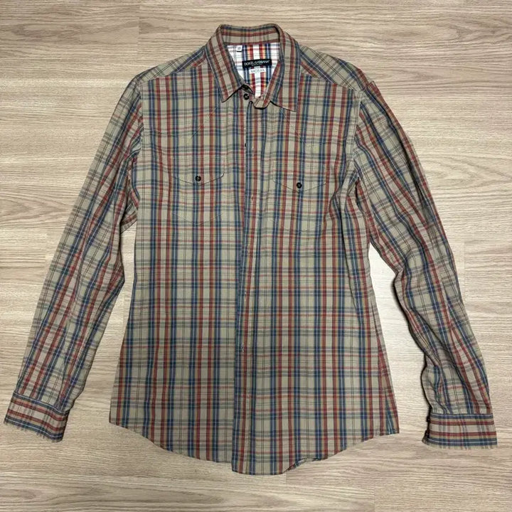 [BUNJANG] Dolce &amp; Gabbana Checkered Cotton Shirt / Dolce &amp; Gabbana (돌체앤가바나)셔츠/100-105사이즈