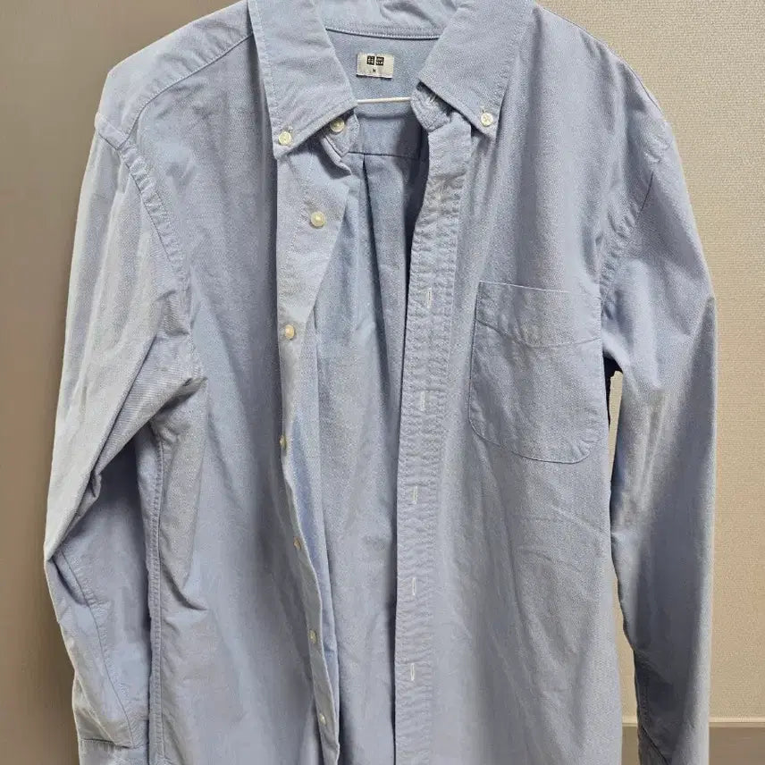 [SOLD OUT] 유니클로 하늘색 옥스포드 셔츠 M