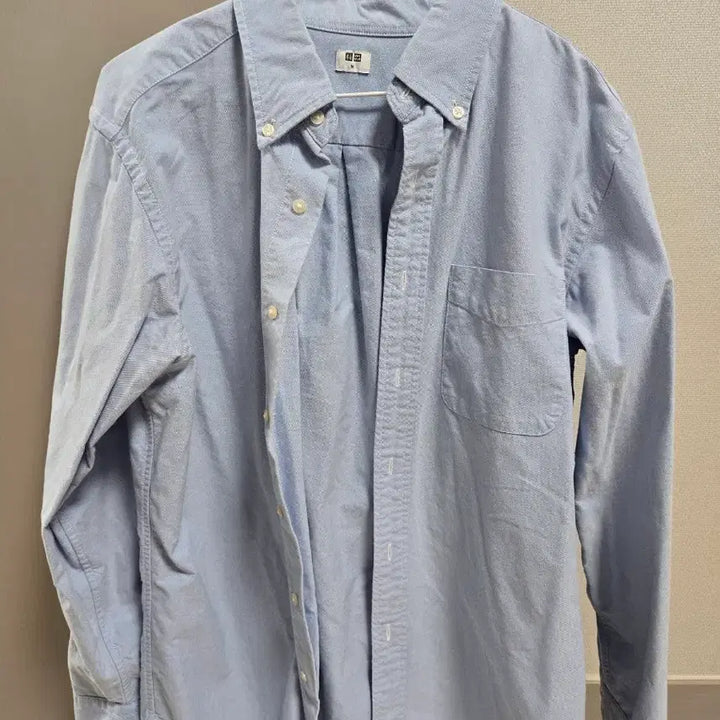 [SOLD OUT] 유니클로 하늘색 옥스포드 셔츠 M