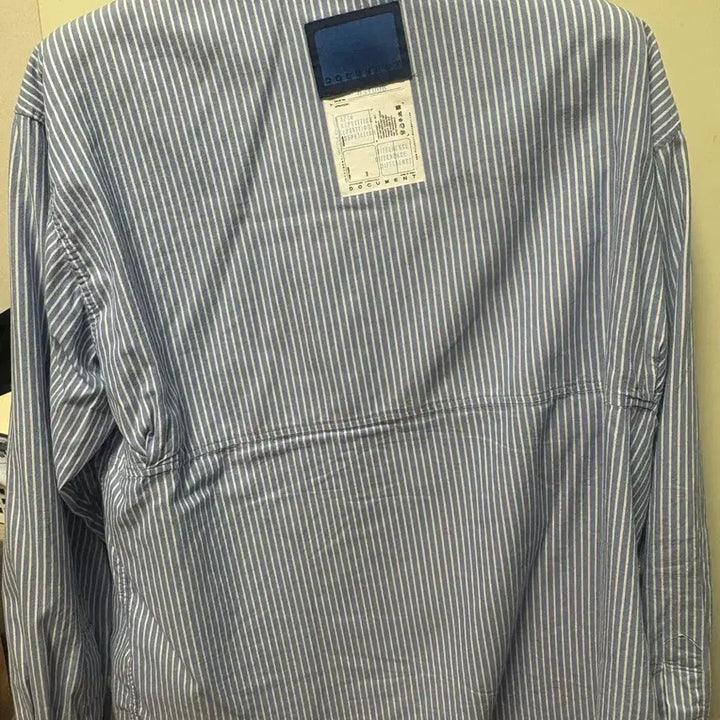 [BUNJANG] Document Back Logo Shirt - Large / 도큐먼트 백로고 셔츠 라지