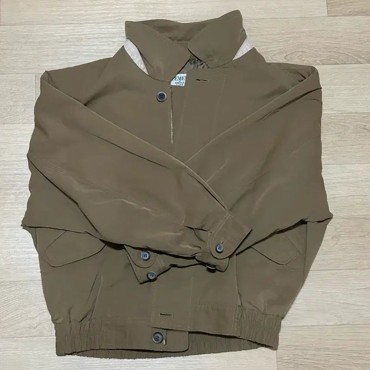 [BUNJANG] Filament Khaki Blouson Jacket / 카키색 블루종 스타일 자켓 필라멘트